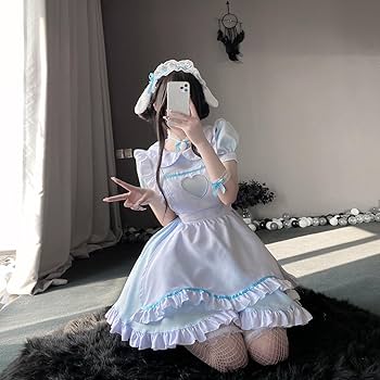 メイド 服 ゴスロリ ウェイトレス コスプレ 衣装 ロリータ カチューシャ 付き Amazon.co.jp: コスプレ メイド 服 ゴスロリ ウェイトレス
